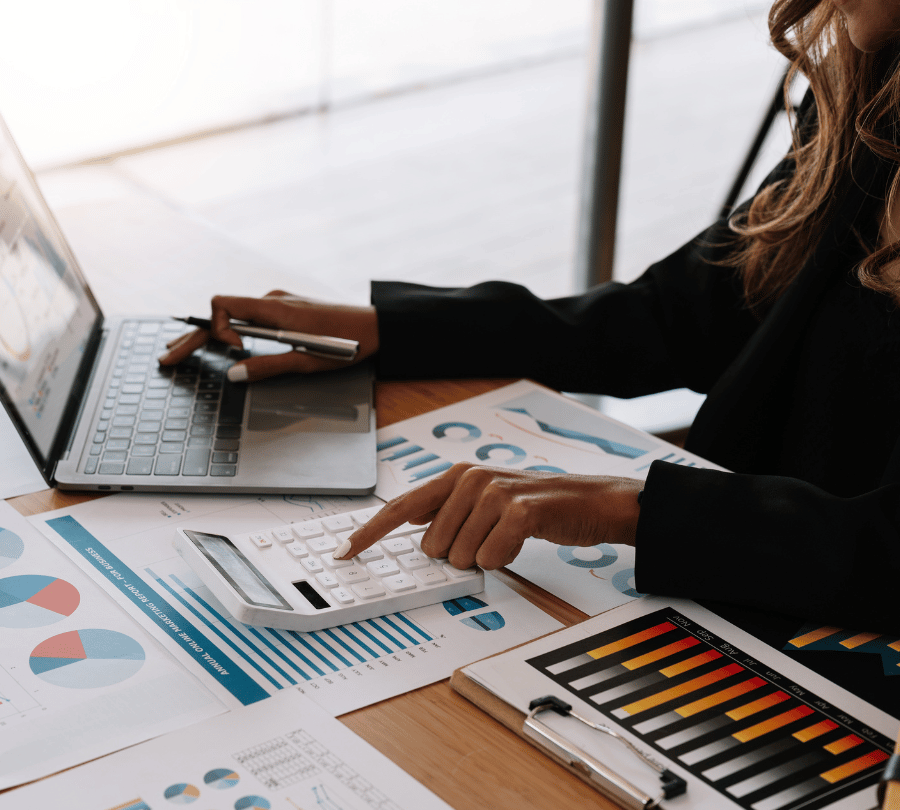 Business tax preparation icon